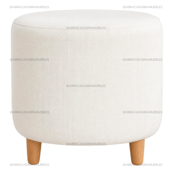 Puff para sala o tocador – Redondo