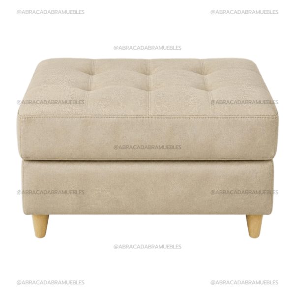 Puff para sala – Baúl rectangular 50×45